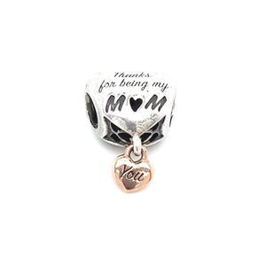 Pandora Thanks for Being My Mom Dangle Charm